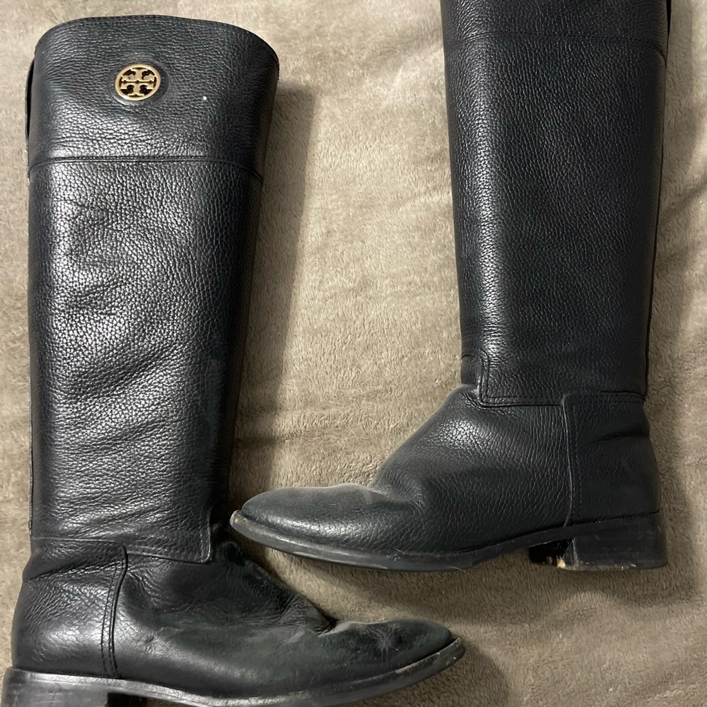 Brown Leather Riding Boots